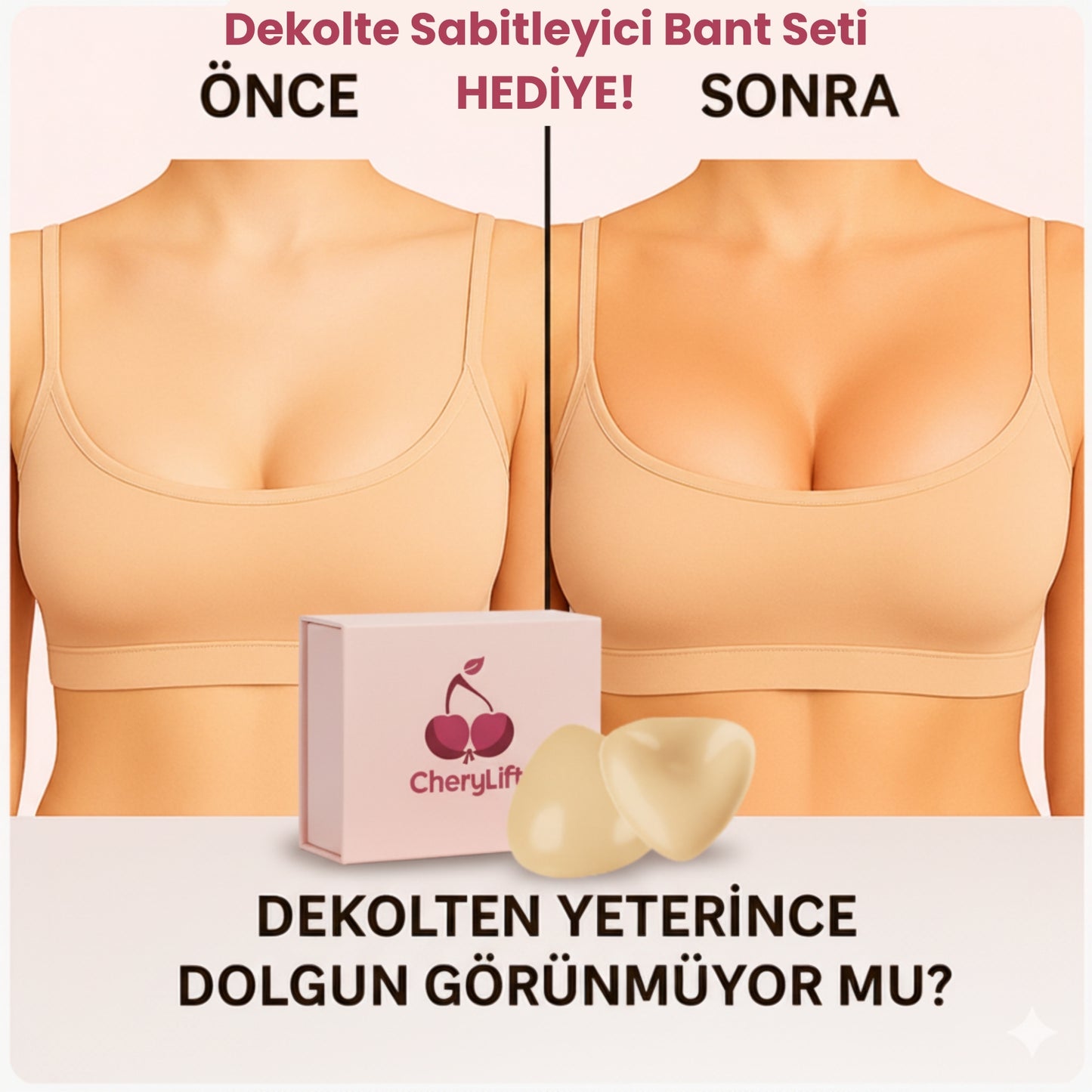 CheryLift Premium Yapışkanlı Push-Up Ped